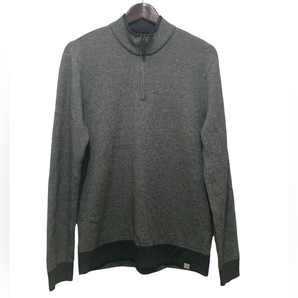 NWT Sweater Marine Layer RE Spun Men's Gray Color Long Sleeve Size M. - Picture 1 of 12